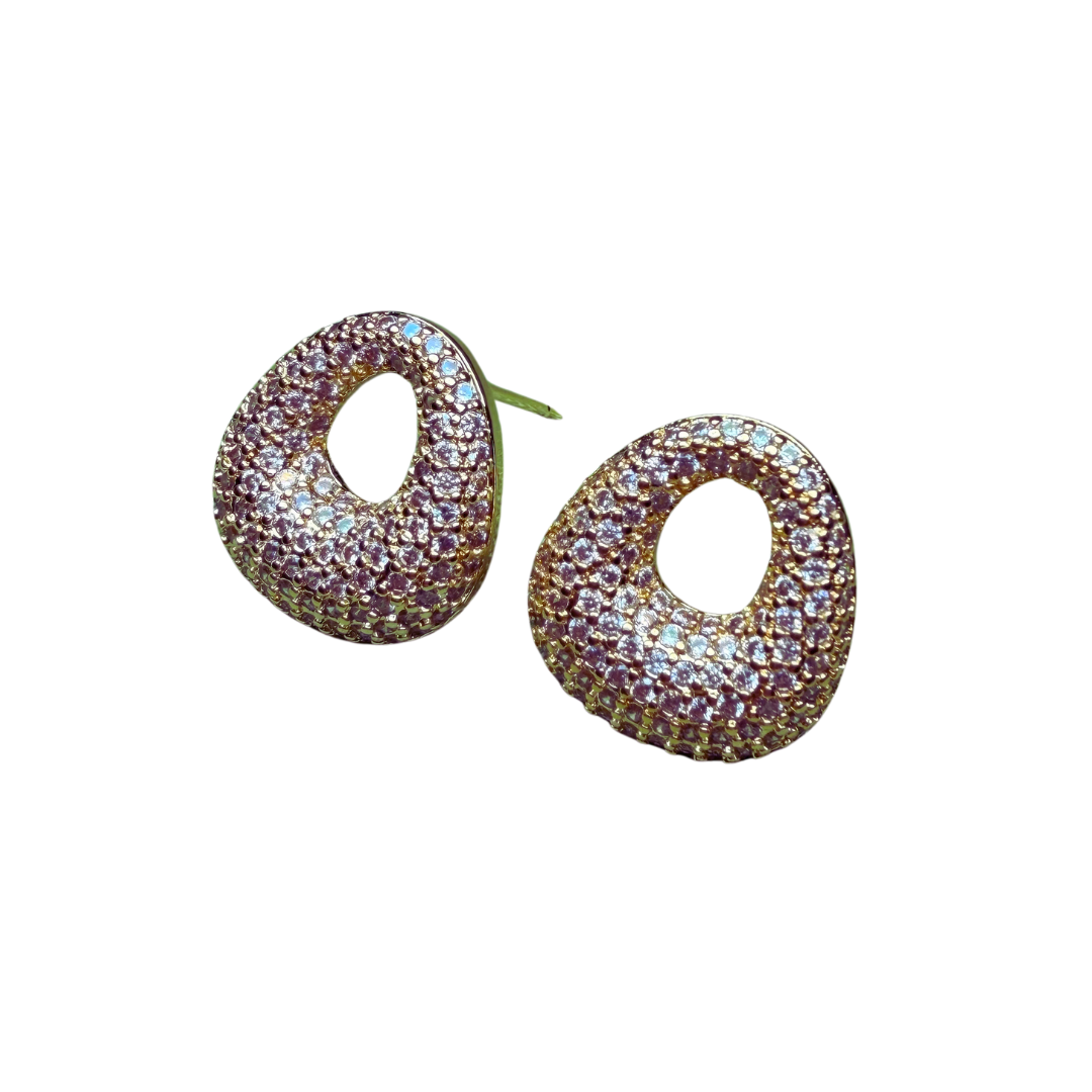 761 "OTILA" Aretes dorados