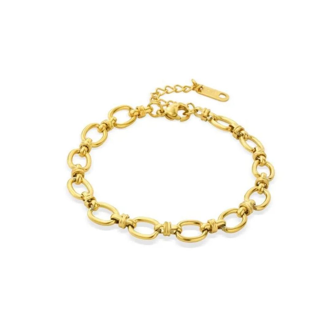 "CAROLINA" Pulsera dorada