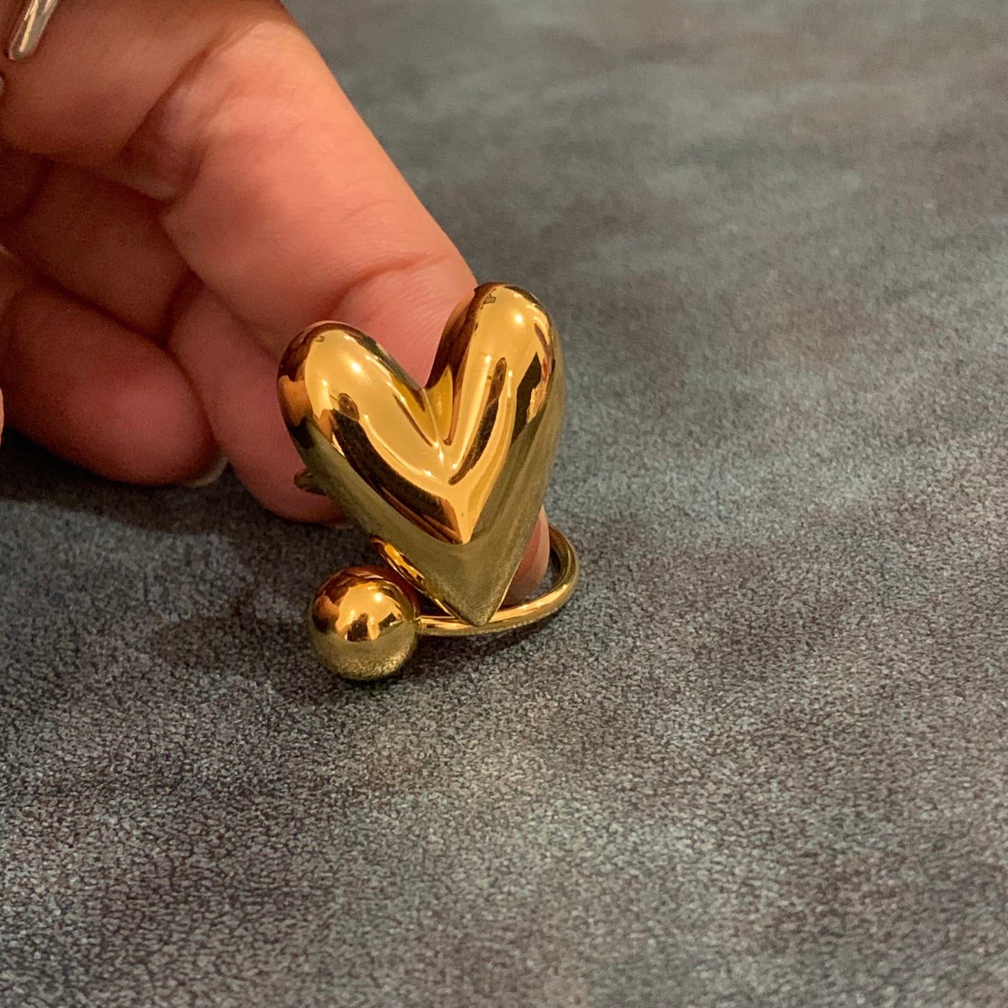 "IVETT" Anillo dorado