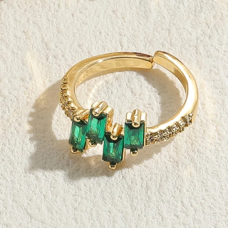 "MACA GREEN" Anillo dorado