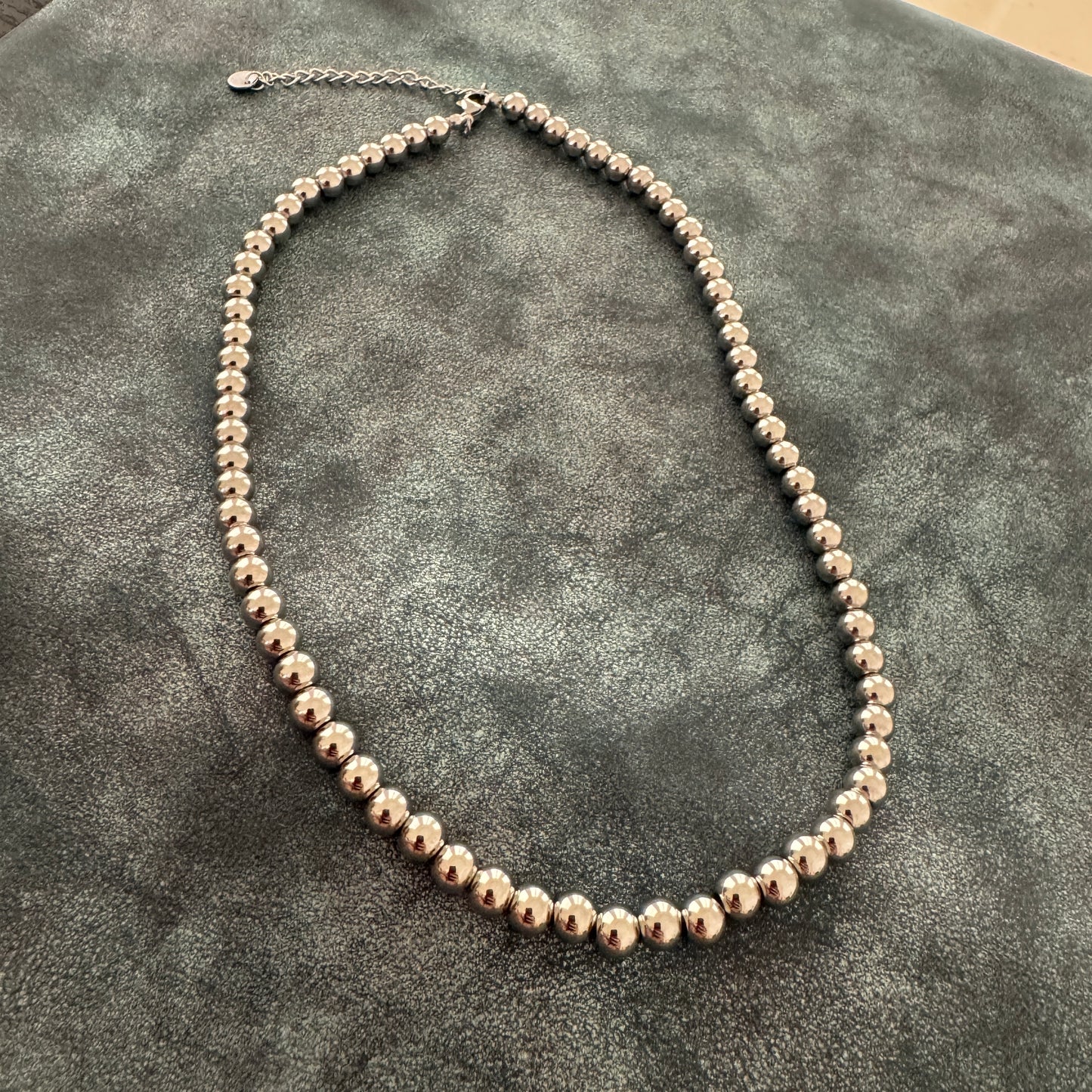 "MAREA" Collar plateado