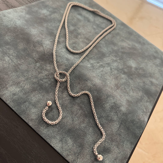 "LAZADA" Collar plateado