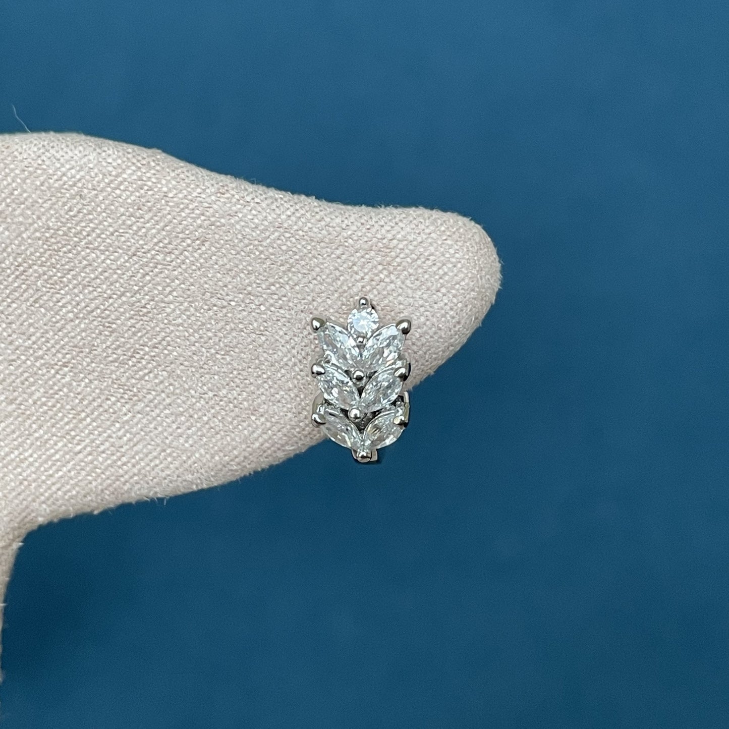 "SAMANTHA" aretes plateados