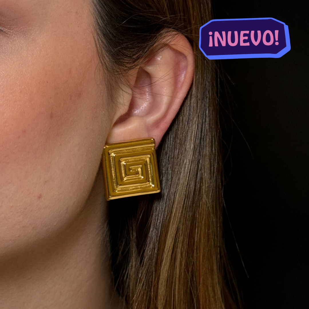 "REGINA" Aretes dorados