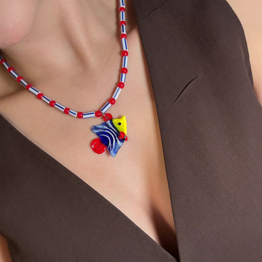 666 “BETA” Collar azul