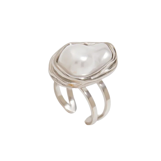 756 "TERESA" Anillo plateado