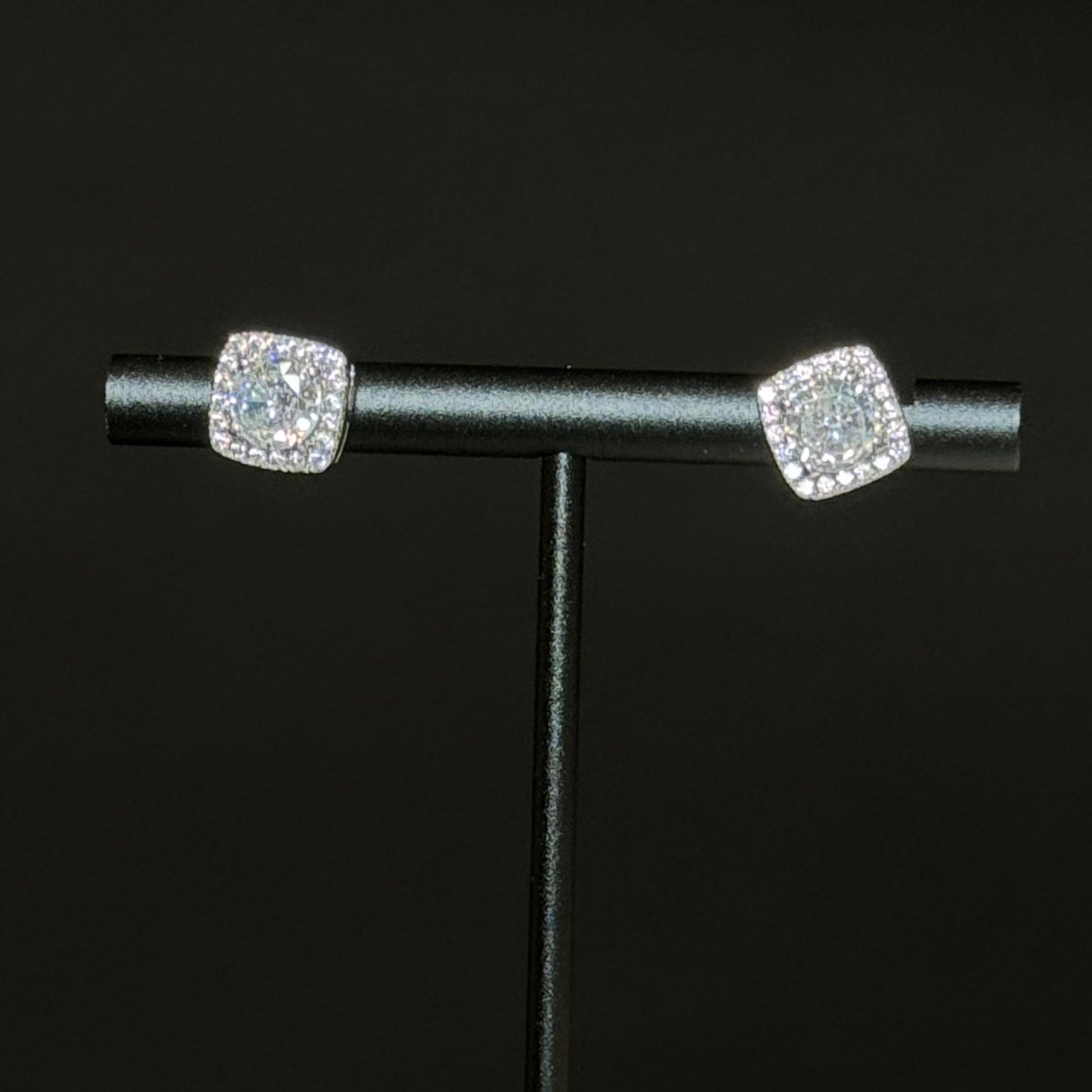 "MONSERRATH" Aretes plateados