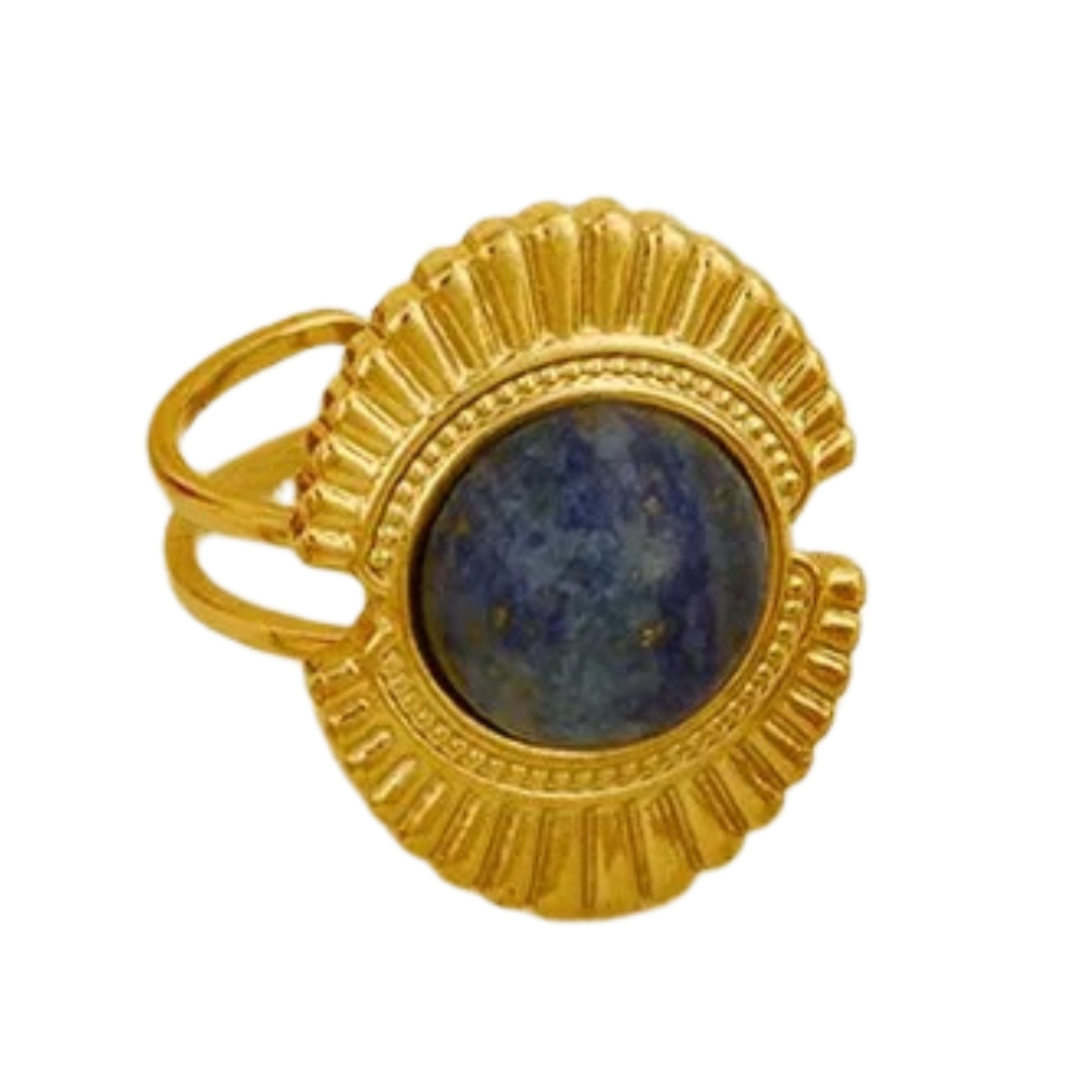 794 "SOKO AZUL" Anillo dorado