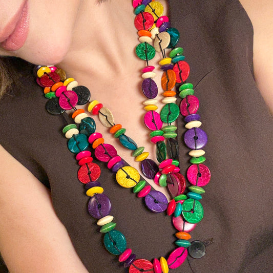 670 “COLORADA” Collar de cuentas