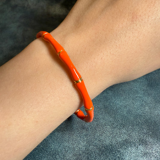 612 “HUESOS” Brazalete naranja