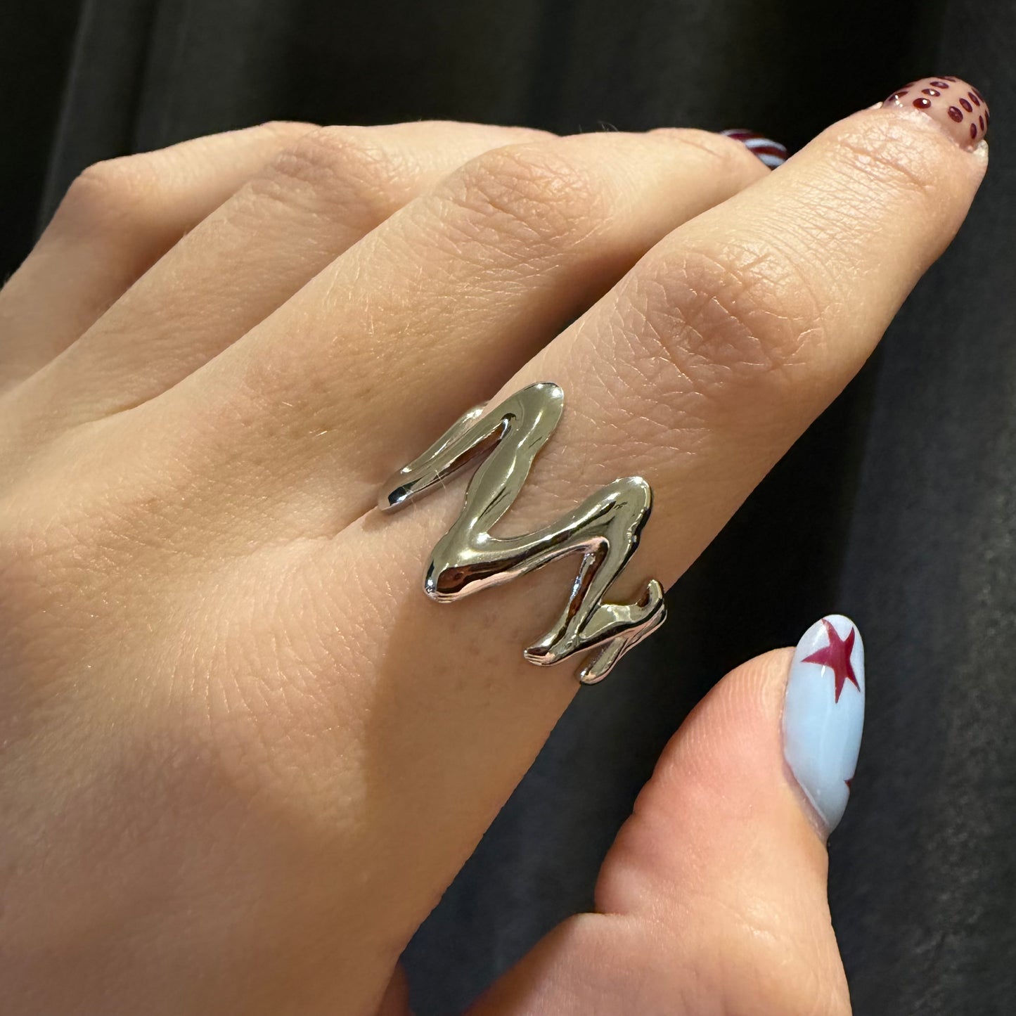 672 "MAXIMA" ANILLO PLATEADO