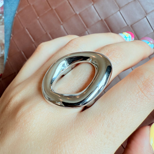 601 “DIANE” Anillo plateado