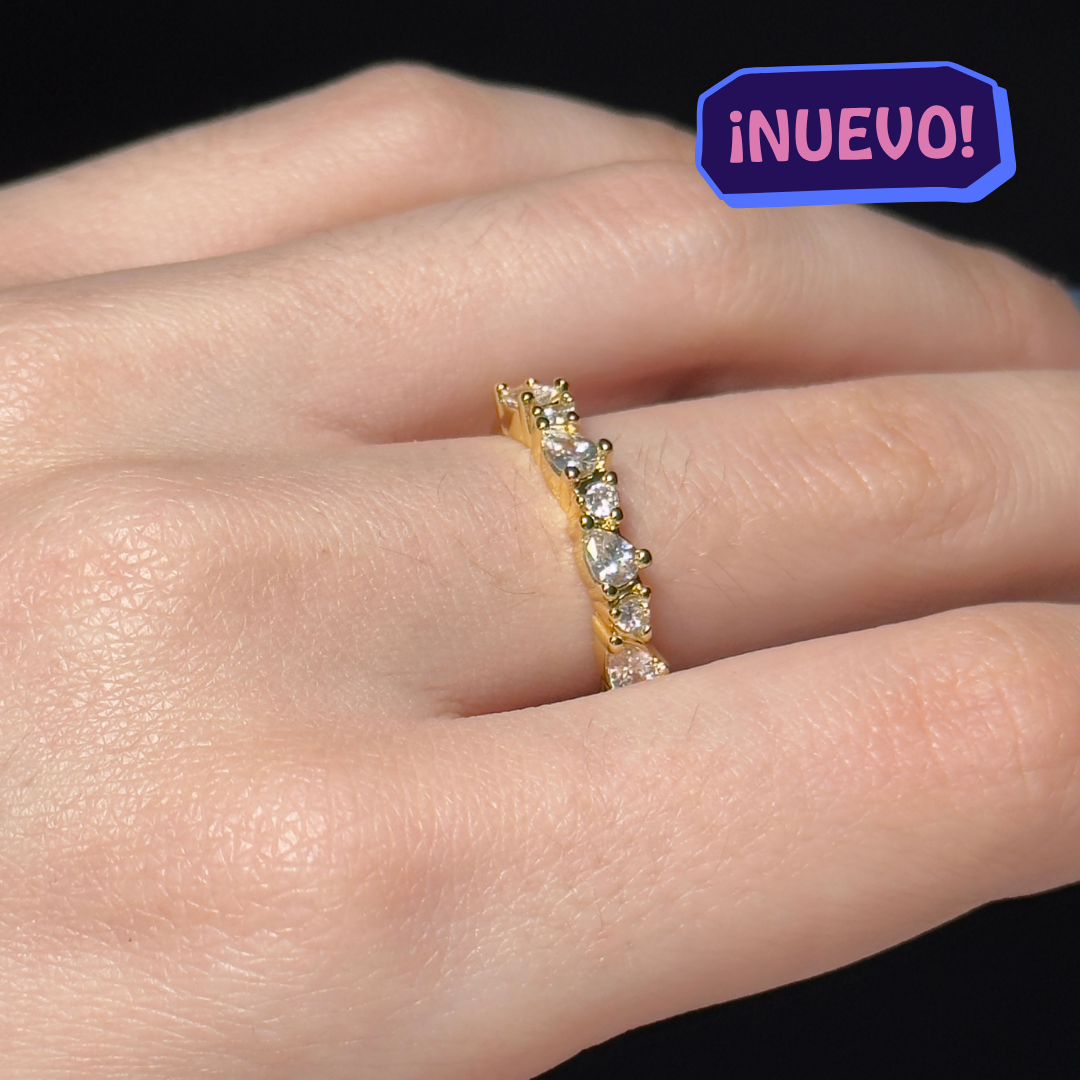 "JULIA" Anillo dorado