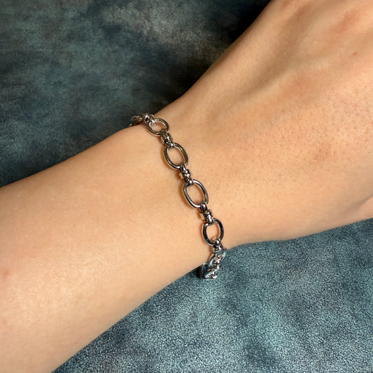 647 “CAROLINA” Pulsera plata
