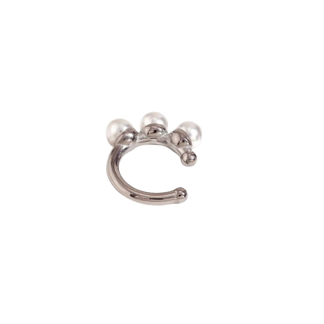 "DANI" Ear cuff plateado
