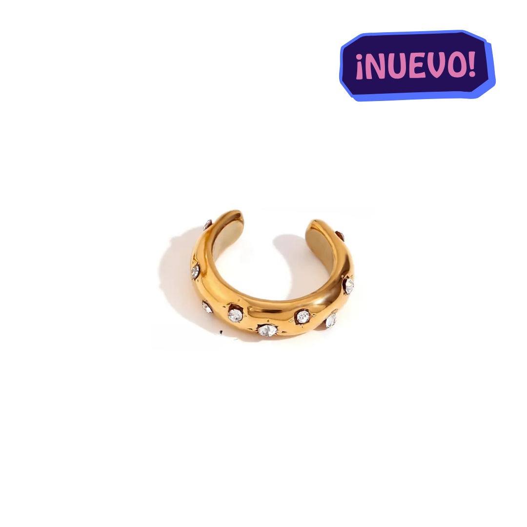 "GRANADA" Ear cuff dorado