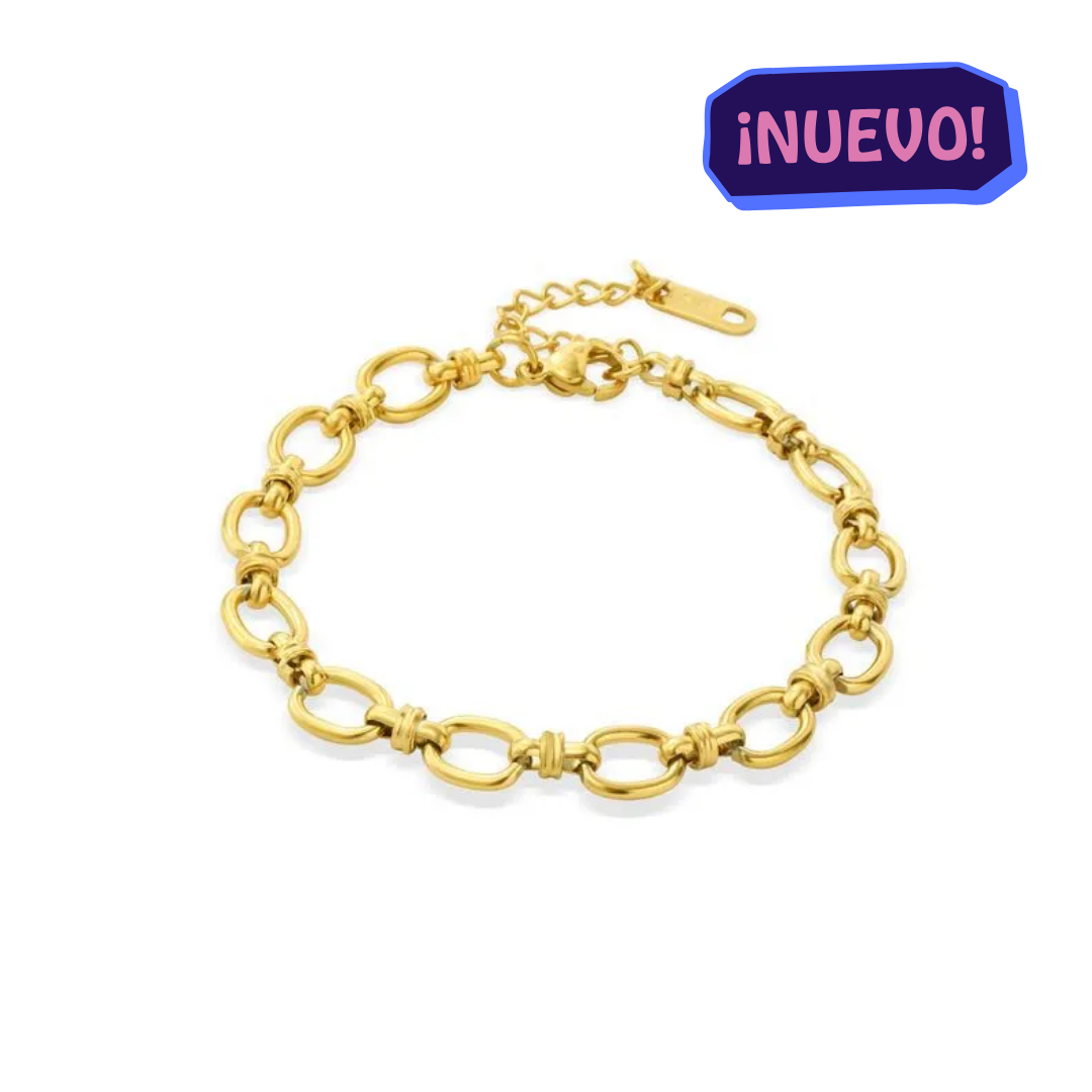 "CAROLINA" Pulsera dorada