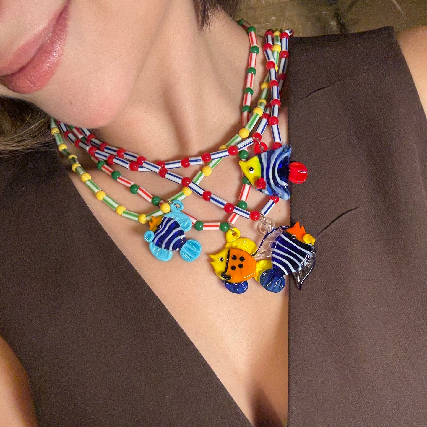 666 “BETA” Collar azul