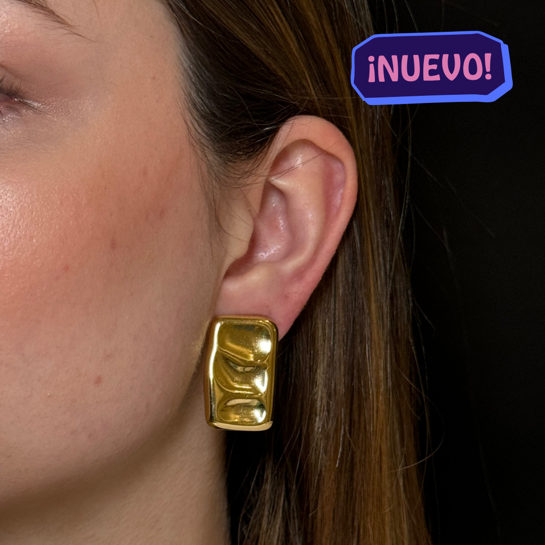 "RENATA" Aretes dorados