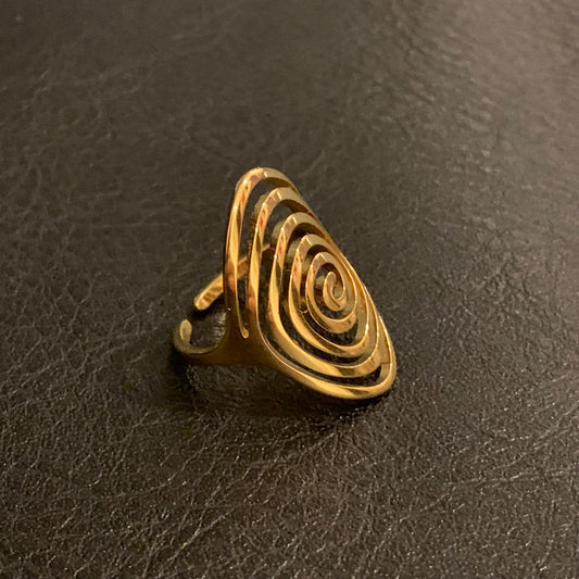 470 "GARABATO" Anillo dorado