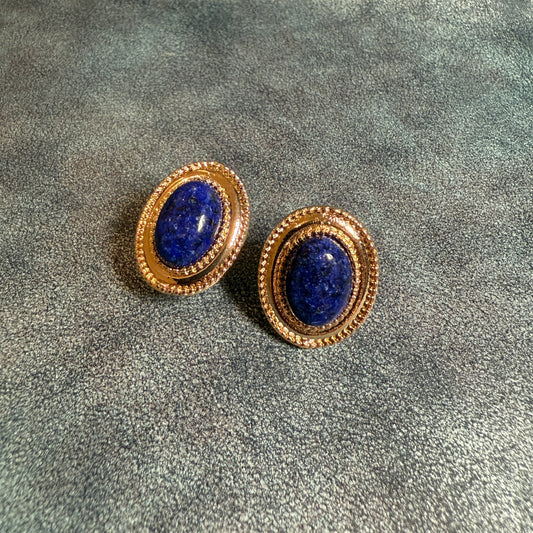 653 “LADY DIANA” Aretes azules