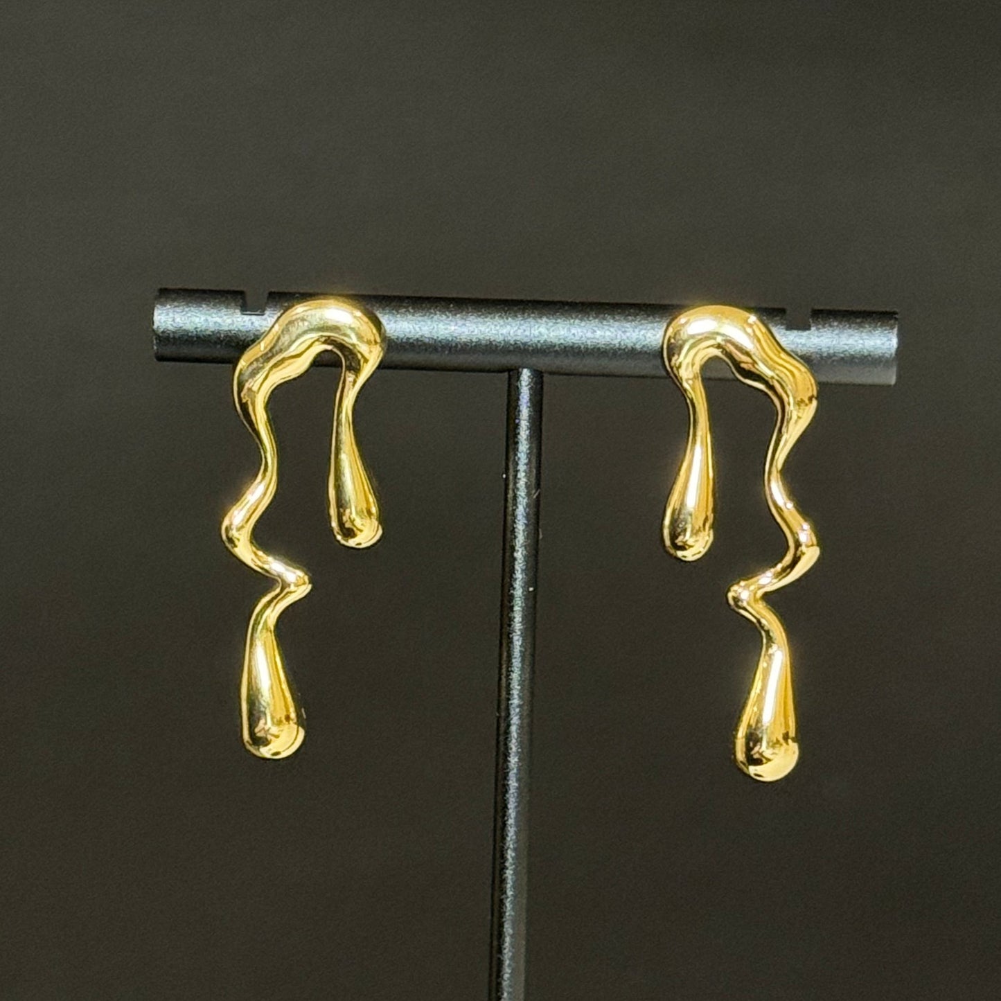 "PETRA" Aretes dorados