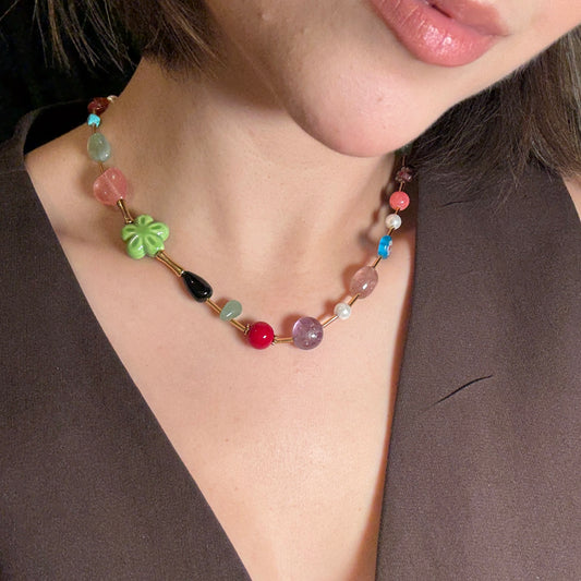 656 “NATALIA” Collar de cuentas
