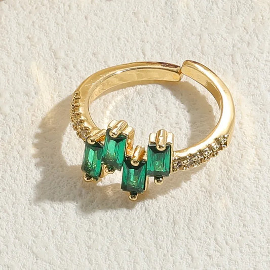 "MACA GREEN" Anillo dorado