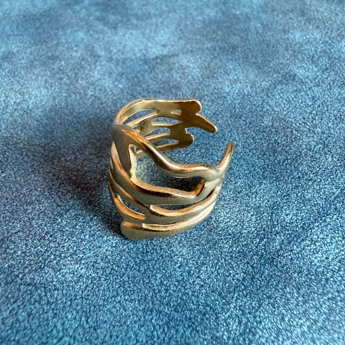 595 “TIERRA” Anillo oro