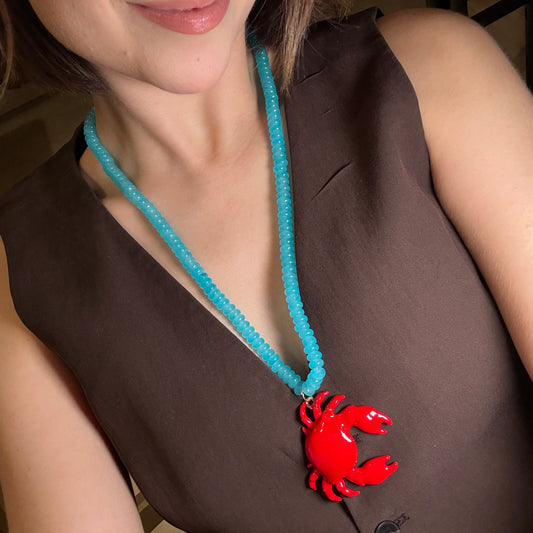 662 “CELESTE” Collar de cuentas