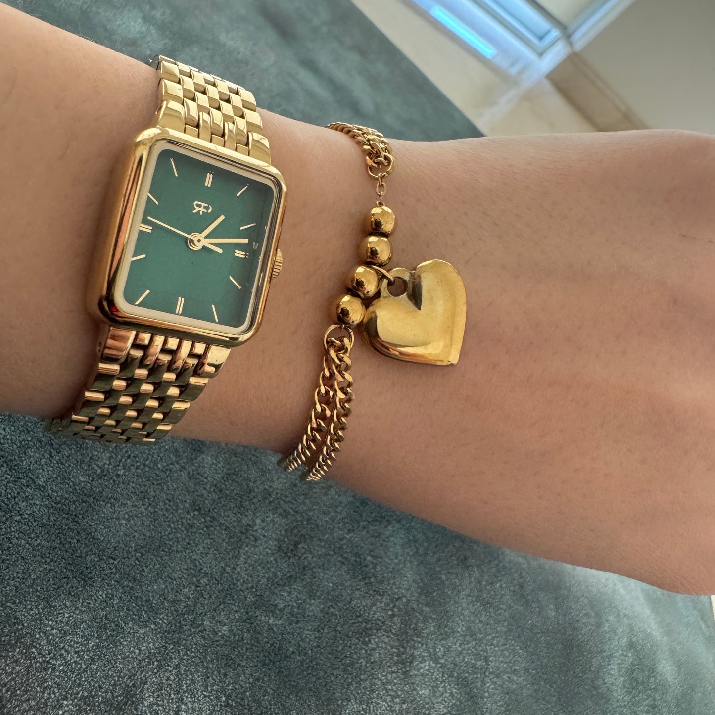 "ANDREA" Pulsera dorada