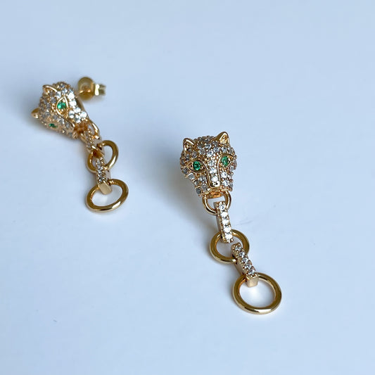 "LEONA" aretes dorados