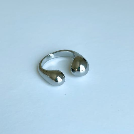 "ROMI" anillo plateado