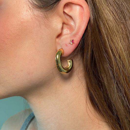 "CASSIE" aretes dorados