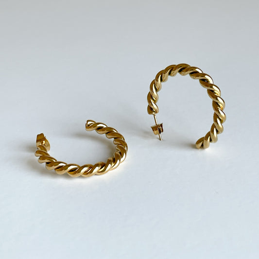 "FIORELLA MEDIUM" aretes dorados