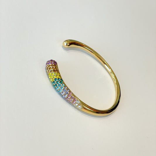 "ROMI RAINBOW" brazalete dorado